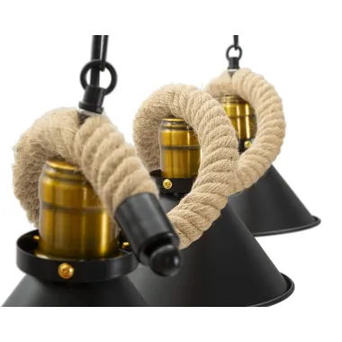 Lampa wisząca CUP/ROPE 3-punktowa 84x20x88 cm